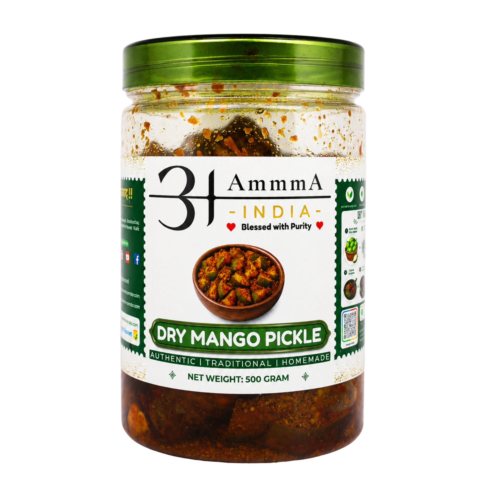 AmmmA-INDIA-Dry-Mango-Pickle-Sukha-Aam-Ka-Achar-500-Gram