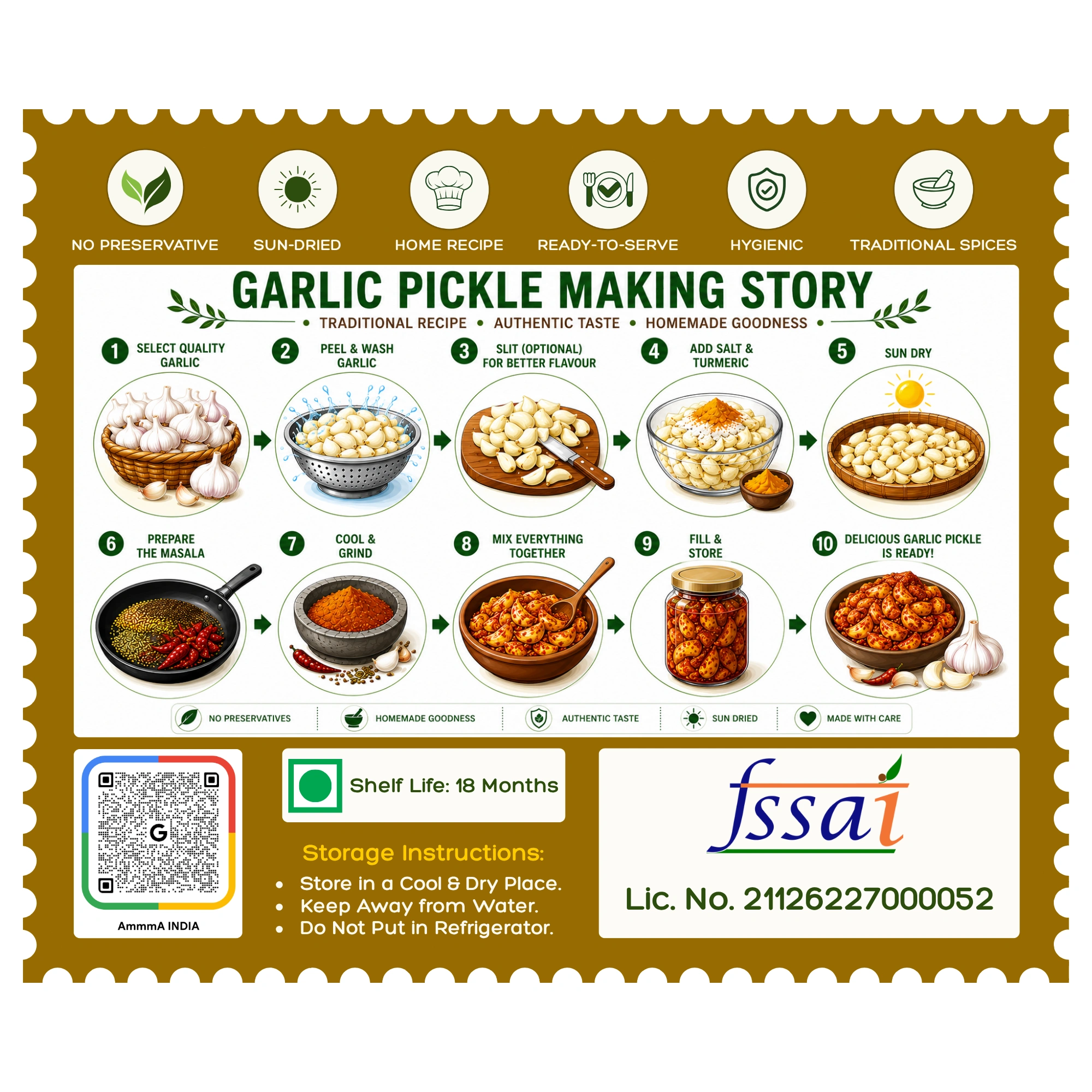 Garlic Pickle | Lehsun Ka Achar | AmmmA INDIA