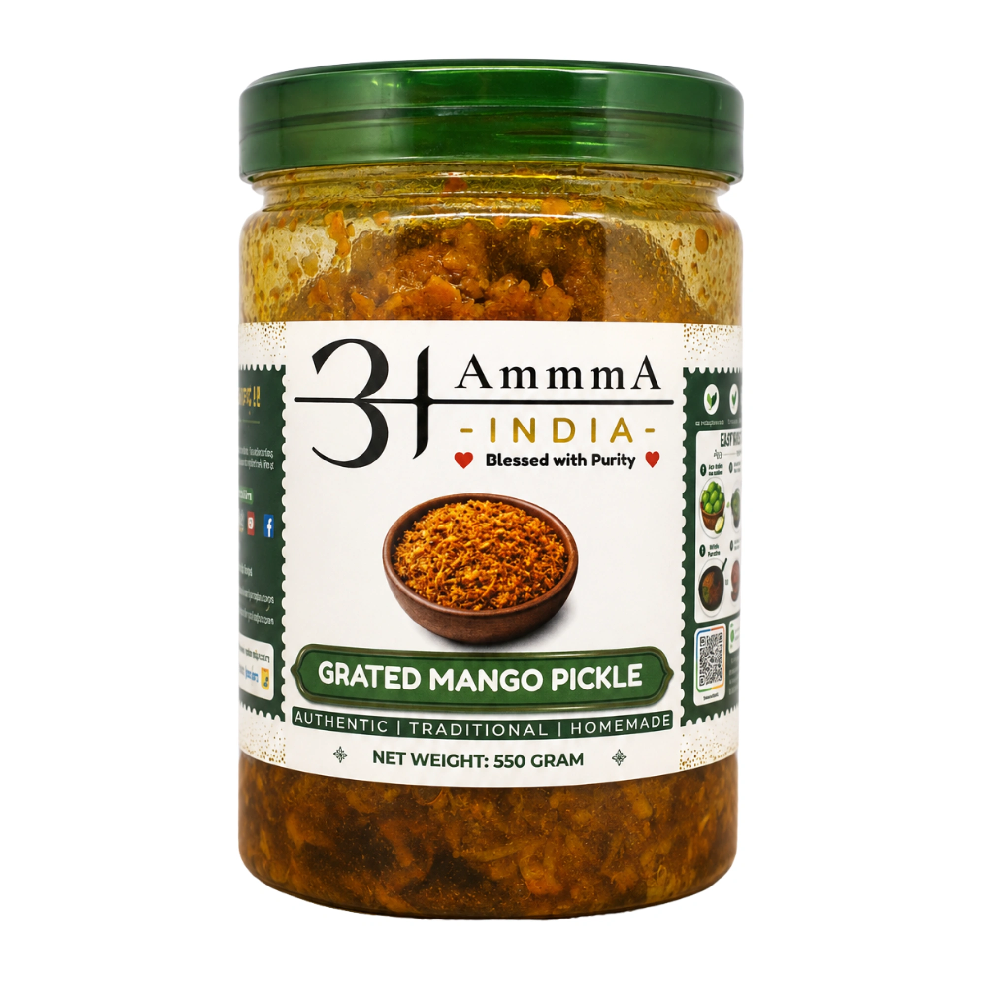 AmmmA-INDIA-Grated-Mango-Pickle-Kuccha-Aam-Ka-Achar-550-Gram