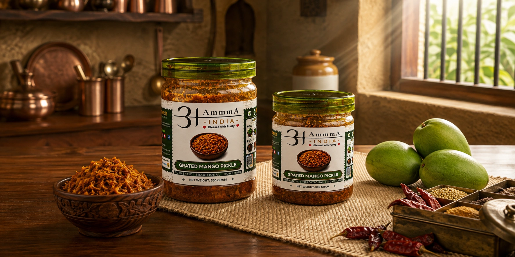 AmmmA-India-Grated-Mango-Pickle-Kuccha-(Kaddukash)-Aam-Ka-Achar-descriptions