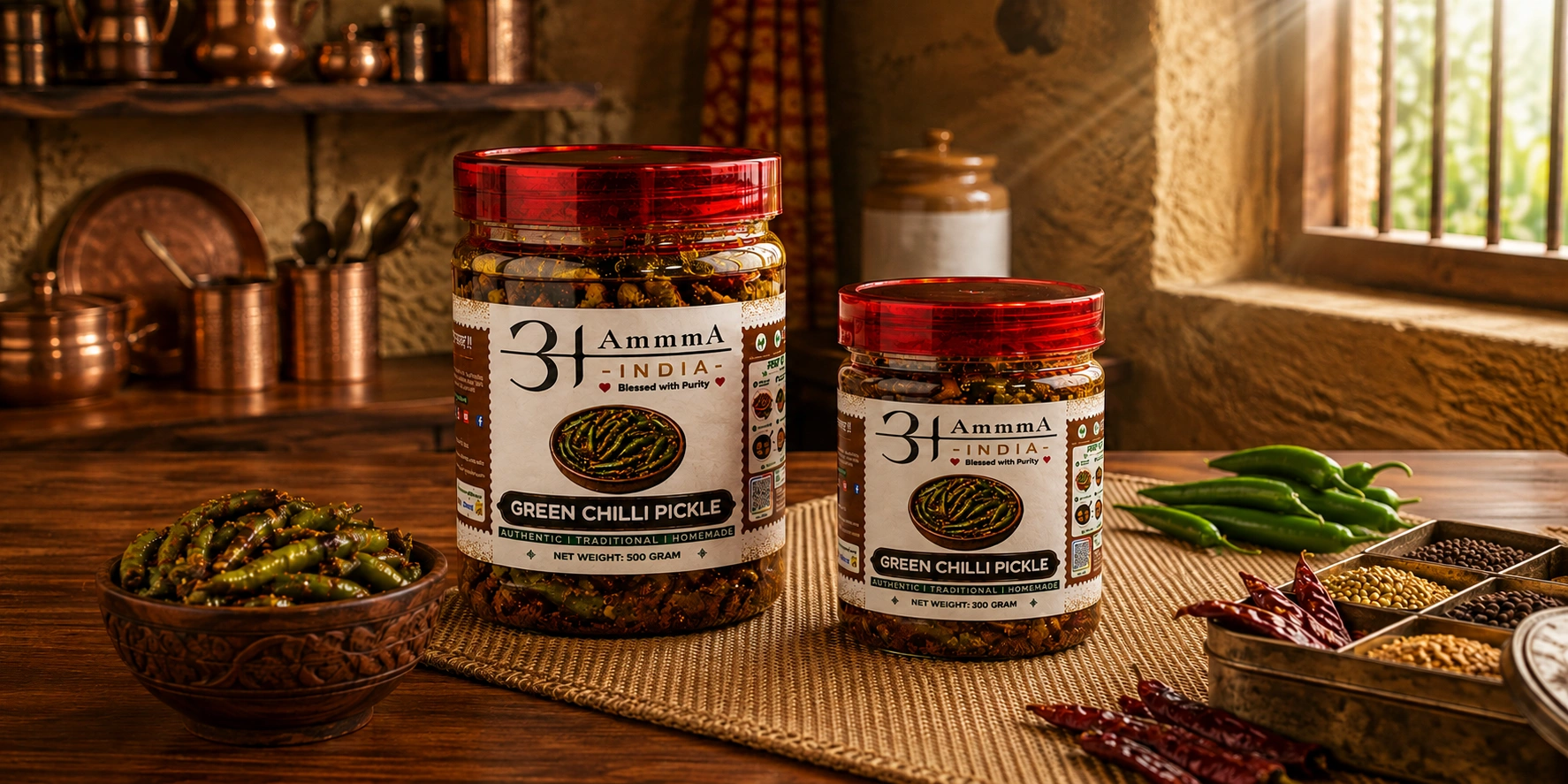 AmmmA-India-Green-Chilli-Pickle-Hari-Mirchi-Ka-Achar-Descriptions